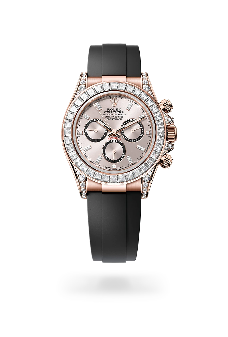 Rolex Oyster, 40 mm, Everose gold and diamonds M126535TBR-0002