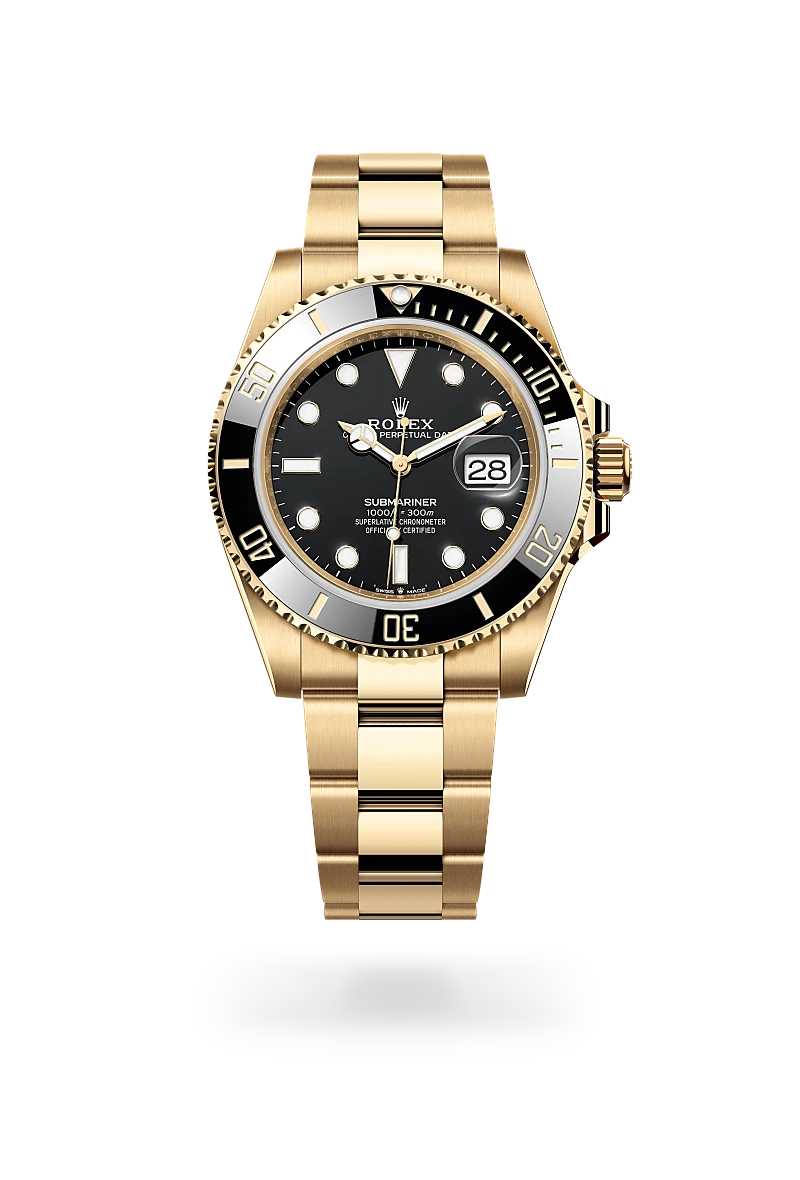 Rolex Oyster, 41 mm, yellow gold M126618LN-0002