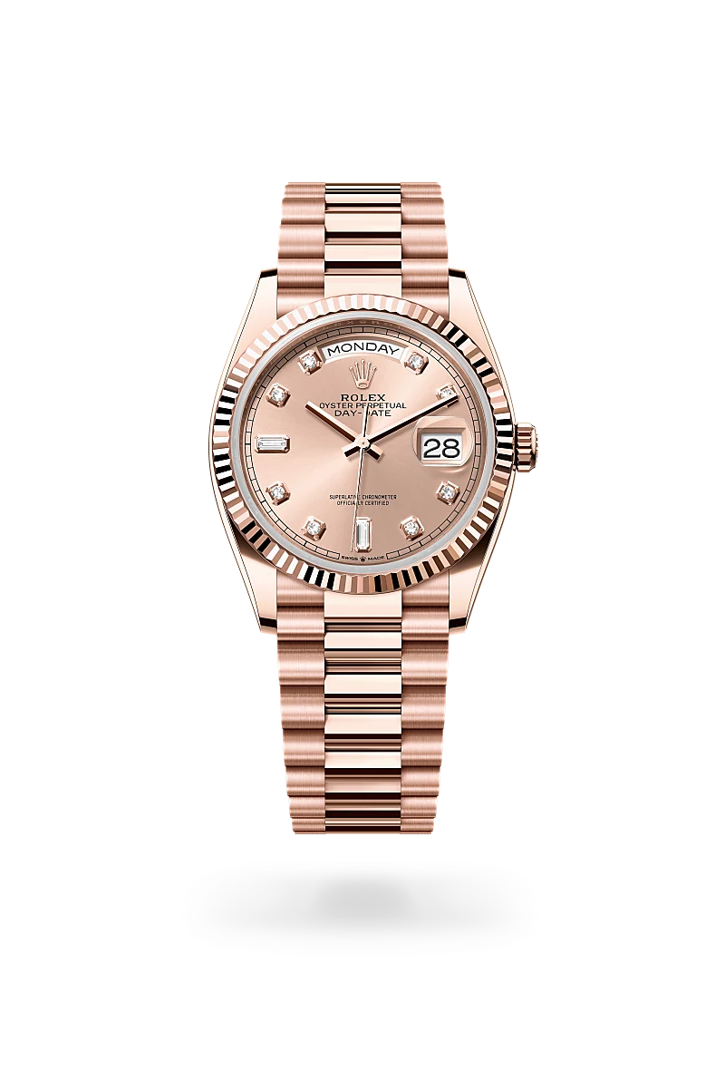 Rolex Oyster, 36 mm, Everose gold M128235-0009