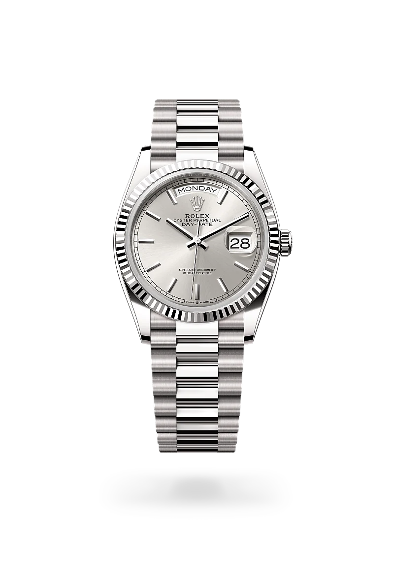 Rolex Oyster, 36 mm, white gold M128239-0005
