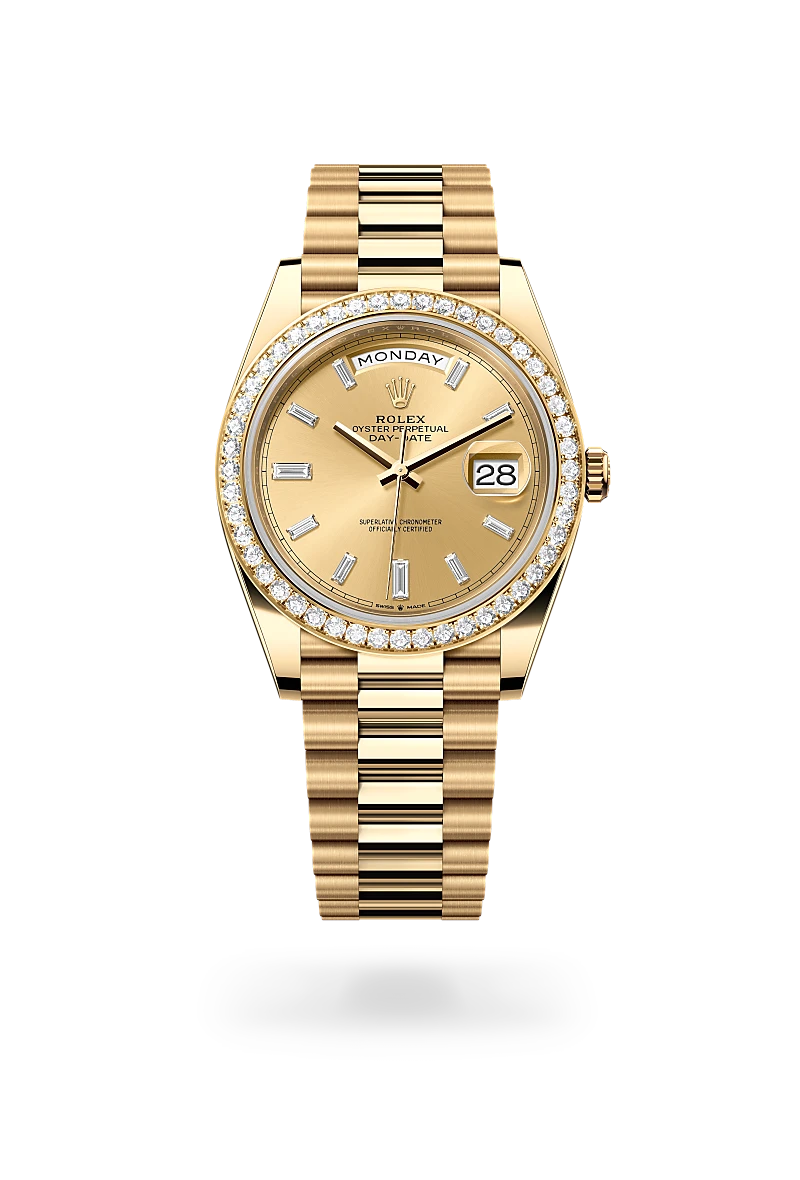 Rolex Oyster, 40 mm, yellow gold and diamonds M228348RBR-0002