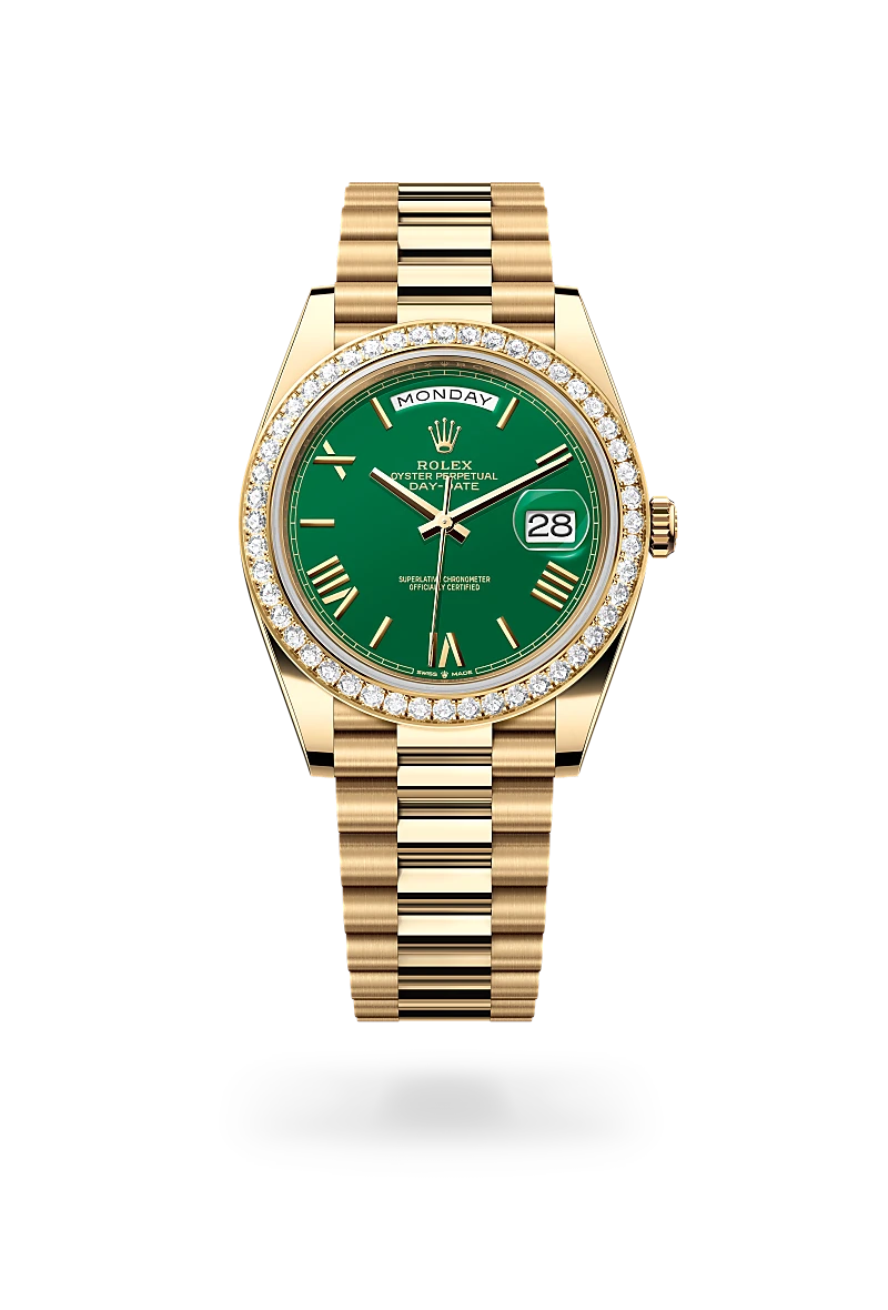 Rolex 40 mm, Oyster, yellow gold and diamonds M228348RBR-0040